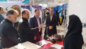 بازدید مسئولین استانی از غرفه دانشگاه جامع علمی کاربردی در نمایشگاه هفته پژوهش مازندران