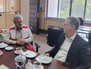 دیدار رییس دانشگاه جامع علمی‌کاربردی مازندران و مدیرعامل هلال احمر استان